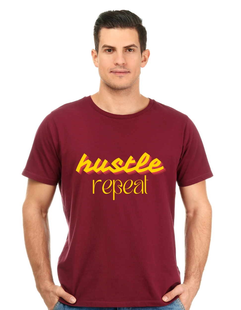 Hustle Repeat Tee