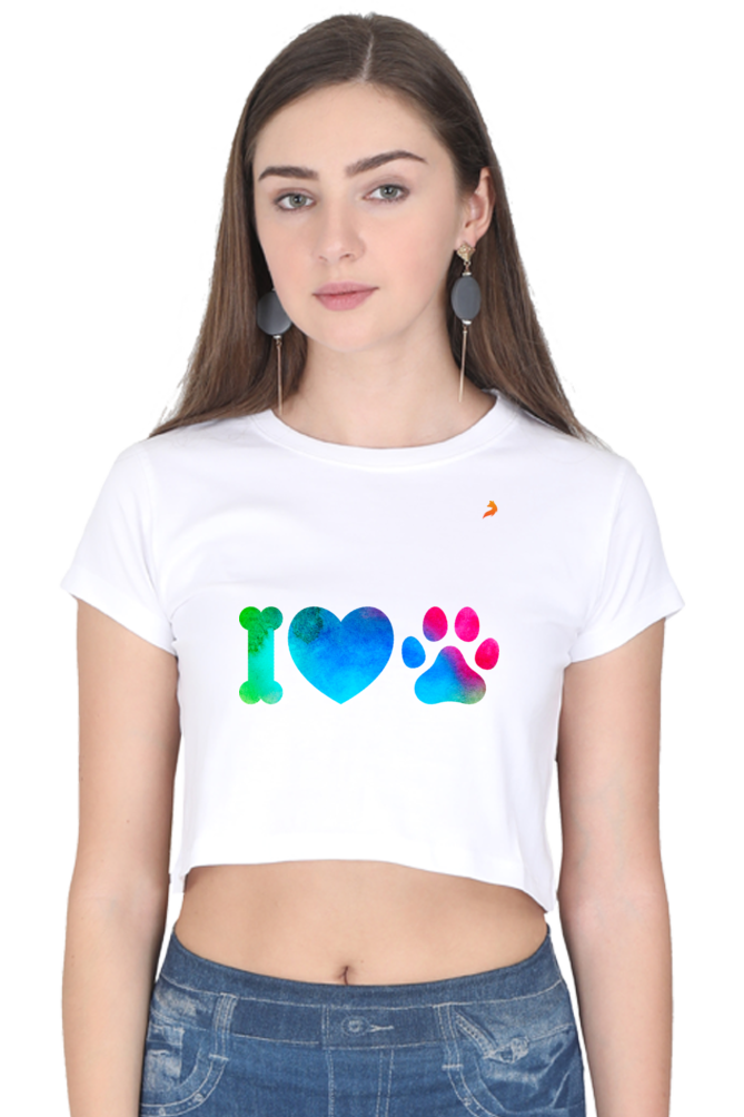 Cat Love Crop Top