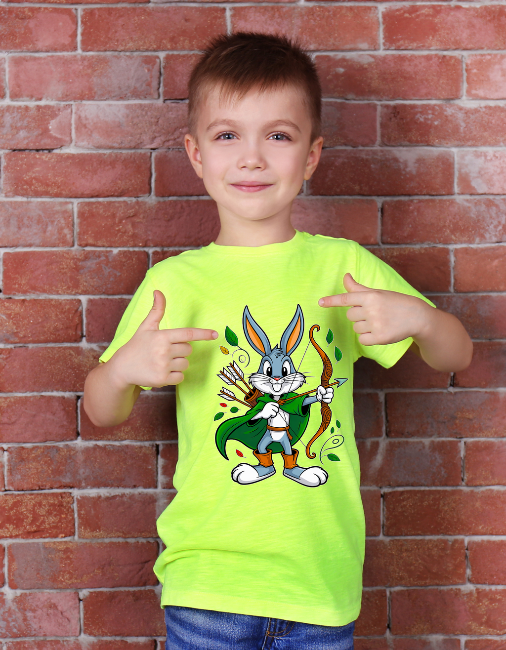 Animated Archery Bunny Tee