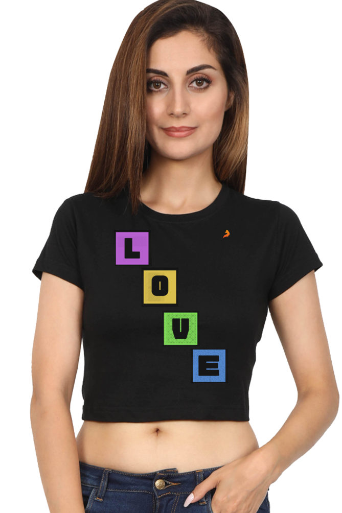 Love Crop Top