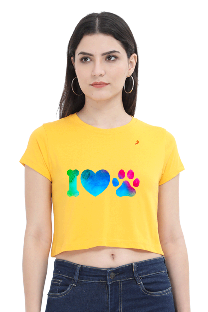 Cat Love Crop Top