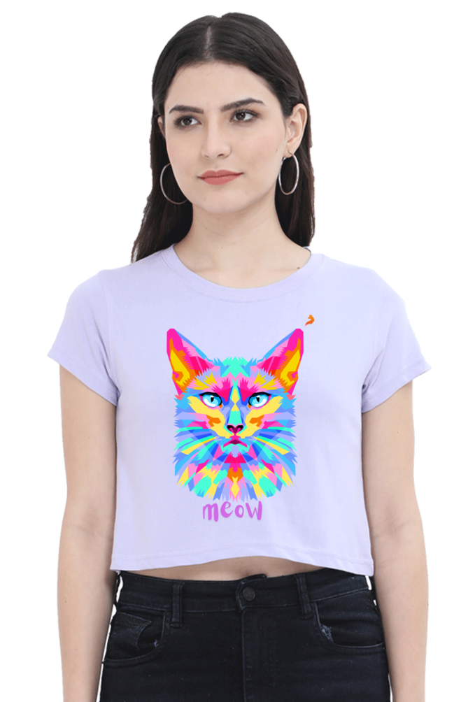 Meow Crop Top