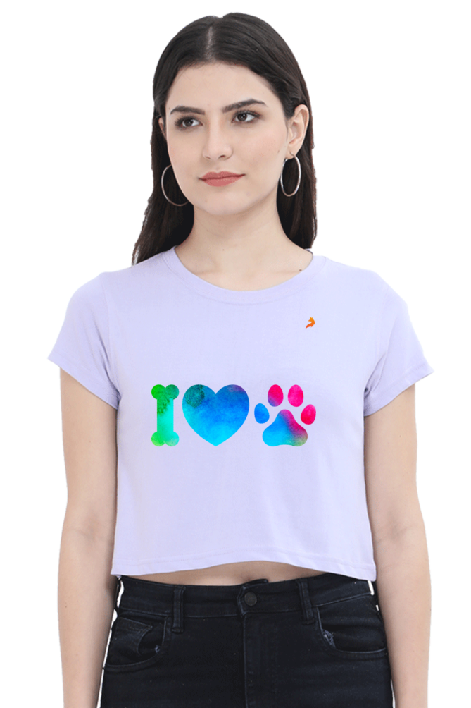 Cat Love Crop Top