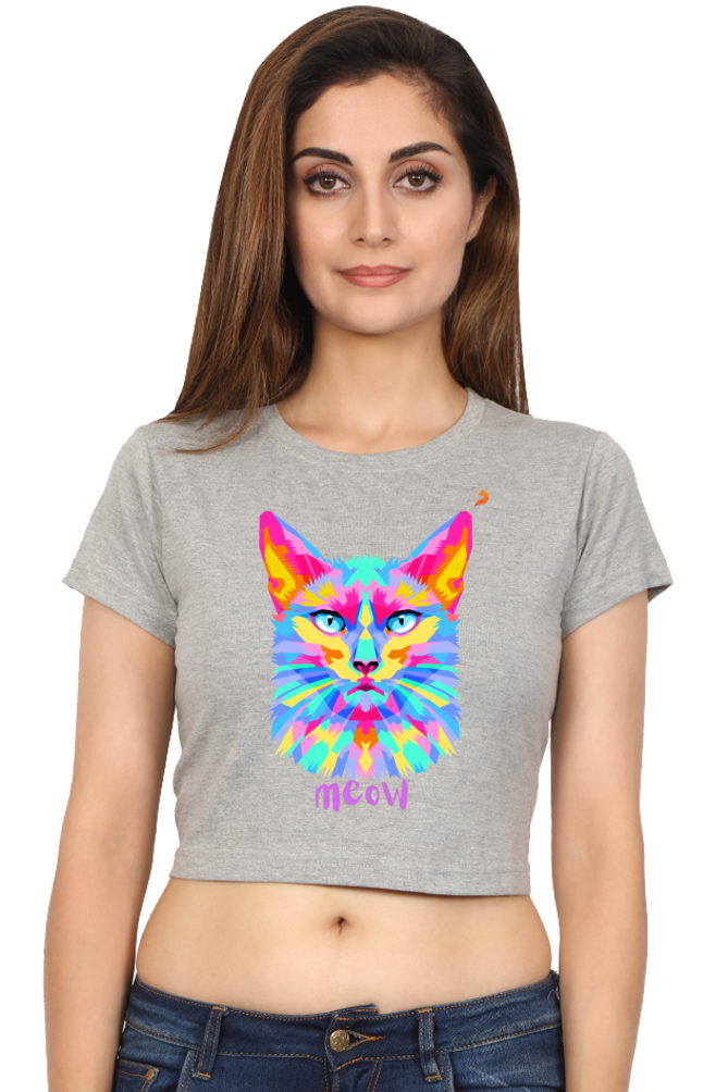 Meow Crop Top