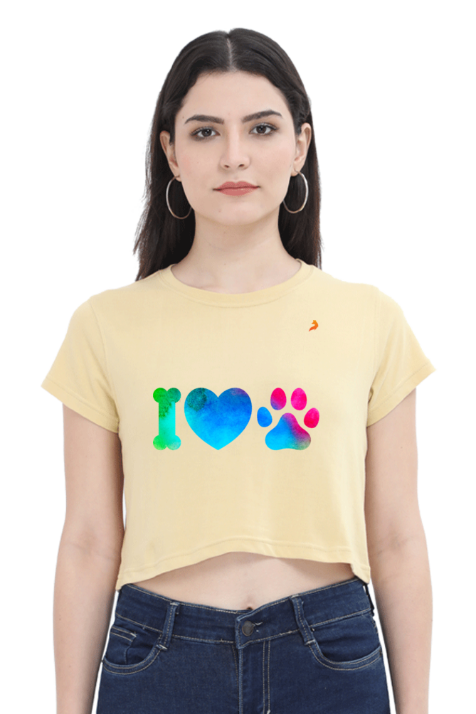 Cat Love Crop Top