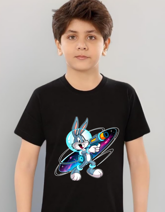 Bunny Graphic Wrap Tee