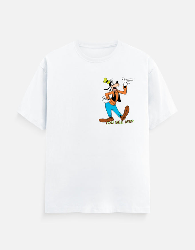 Goofy Back Printed Tee – DK Classic Fox