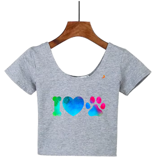 Cat Love Crop Top