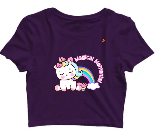 Magical Unicorn Crop Top