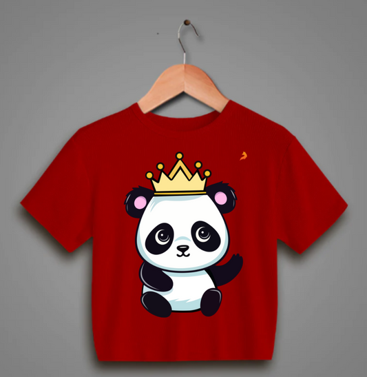 Crown Panda Crop Top